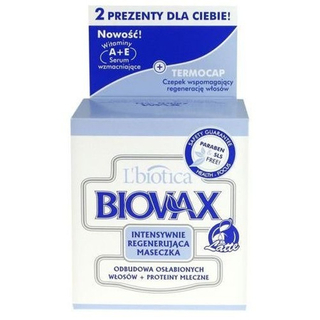 L'Biotica Biovax Regenerująca Maseczka Odbudowująca Osłabione Włosy 250 ml