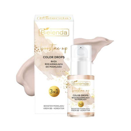 Bielenda Boost Me Up Color Drops Baza Rozjaśniająca 3w1 15ml