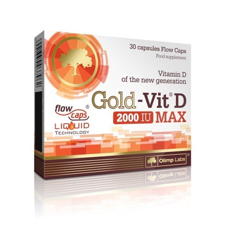 Olimp Gold VIT D 2000 j.m Max Witamina D Nowej Generacji 30 Kapsułek