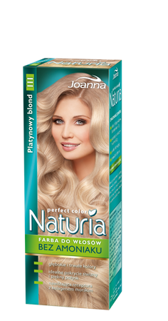 Joanna Naturia Hair Dye 111 Platinum Blonde Deep and Long-lasting Hair Color