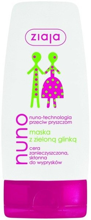 Ziaja Nuno Maska Z Zieloną Glinką Cera Trądzikowa 60 ml