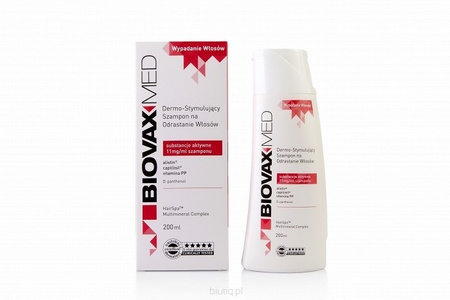 L'Biotica Biovax Med Dermo-Stymulujący Szampon Na Odrastanie Włosów 200 ml