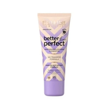 Eveline Better Than Perfect Moisturizing and Covering Foundation No. 03 Light Beige 30ml