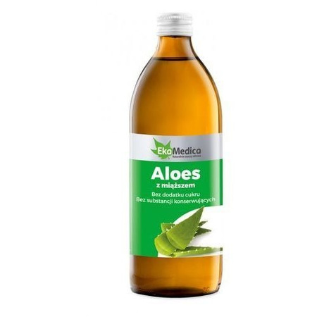 EkaMedica Natural Juice Aloe with Pulp 99,8% 500ml