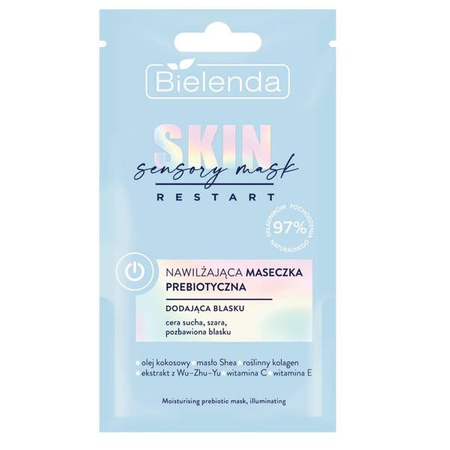 Bielenda Skin Restart Sensory Mask Nawilżająca Maseczka Prebiotyczna 8g