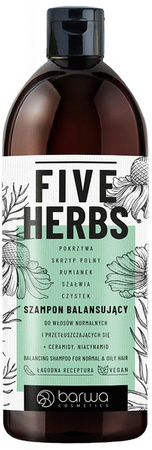 Barwa Five Herbs Szampon Balansujący 480ml