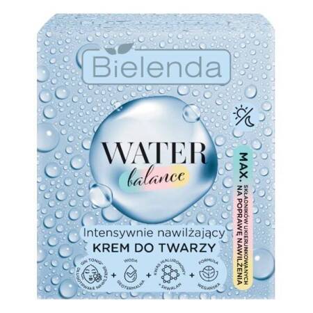 Bielenda Water Balance Intensywnie Nawilżający Krem do Twarzy Vegan 50ml