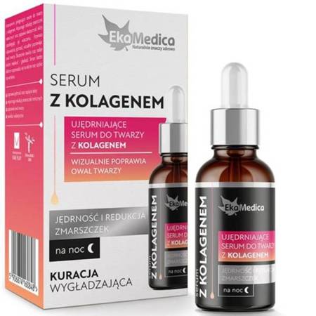 EkaMedica Serum Do Twarzy Z Kolagenem Na Noc 20ml