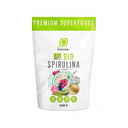 Intenson Spirulina Proszek 100% Naturalny 100g