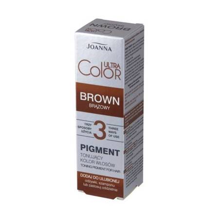 Joanna Ultra Color 3 Brązowy Pigment Tonujący Kolor Włosów Naturalnych i Farbowanych 100ml