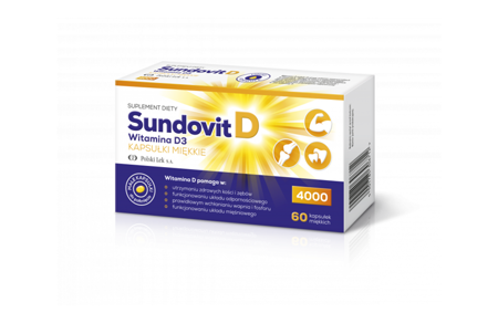 SundovitD Wit. D3 4000 j. 60 kaps | SUPLEMENTY \ WITAMINY ...